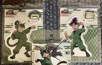 忍たま乱太郎　飛び出す忍たま!の段　アクリルキーホルダー　食満留三郎　潮江文次郎 忍たま乱太郎 体験会 潮江文次郎 食満留三郎アクリル